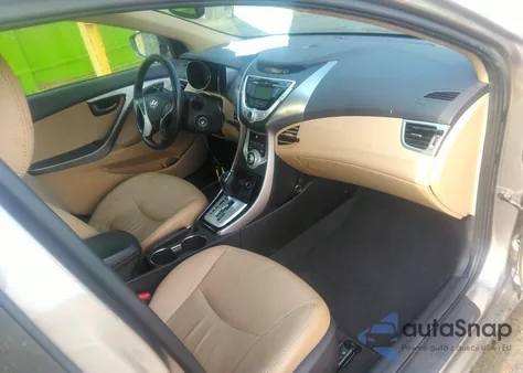 2012 Hyundai Elantra Limited from USA, damaged, VIN 5NPDH4AE7CH122437